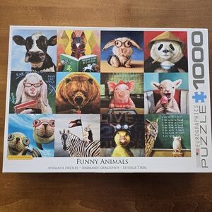 Funny Animals Puzzle - Multicolor
